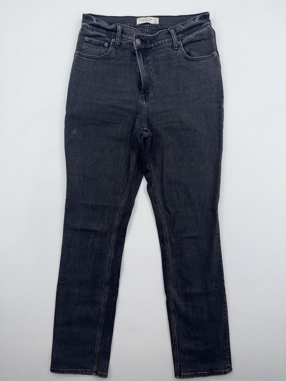 Abercrombie Fitch Jeans Womens 27/4 90s Slim Straight Ultra High Crossover Curve